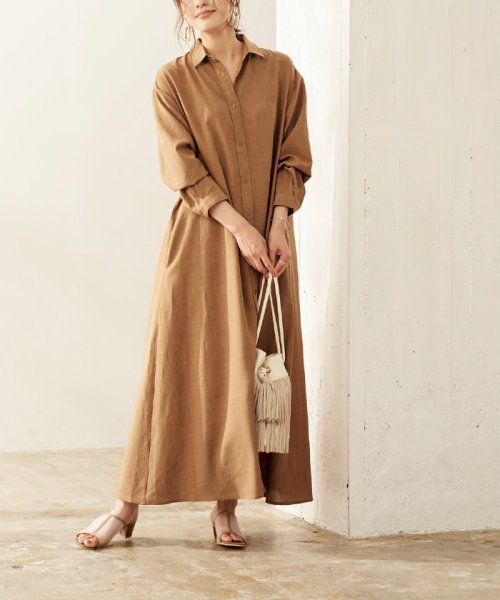 ロングシャツワンピース ユアーズ Ur S Magaseek