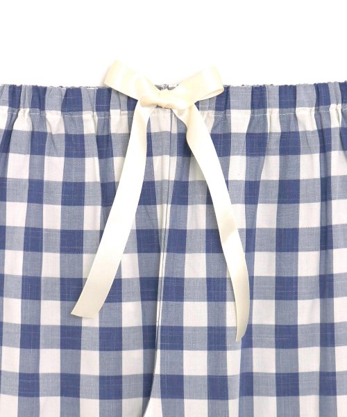 fran de lingerie(フランデランジェリー)/cotton－me天然繊維100%パジャマシャツセットアップ(ギンガムチェック・パイナップル)/img29