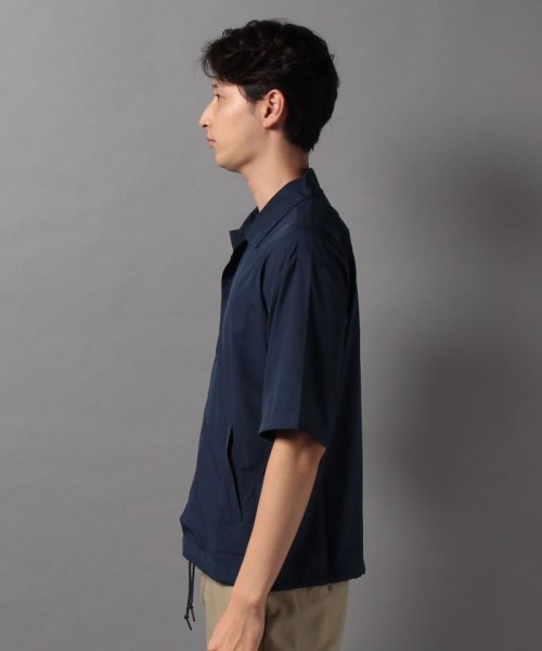 セール ドライストレッチオープンカラー開襟半袖コーチシャツビッグシルエットビジネスカジュアル スタイルブロック Styleblock Magaseek