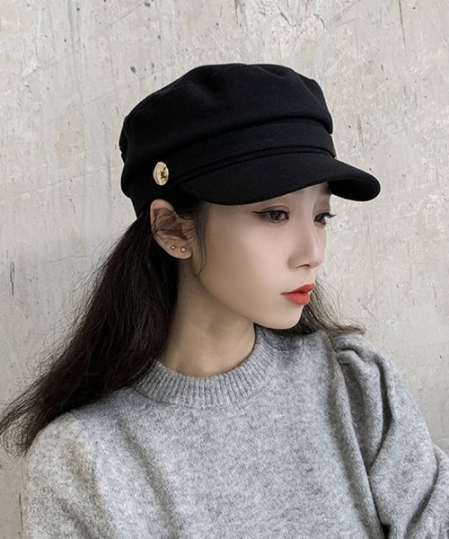 マリンキャップ レディース キャスケット レトロ 日よけ帽子 つば付き 夏帽子 Uvカット キャップ 紫外線対策 ミニミニストア Miniministore Magaseek