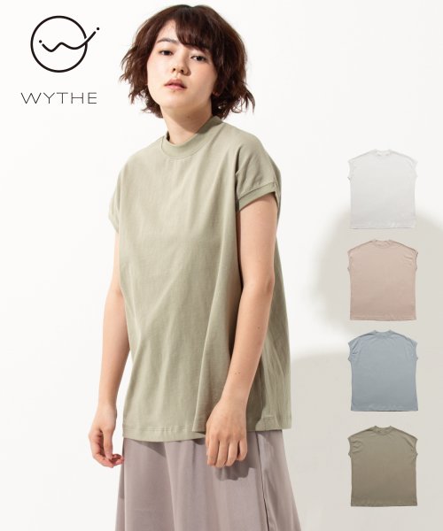 WYTHE(WYTHE)/【WYTHE】モックネック Tシャツ FREEサイズ/img02
