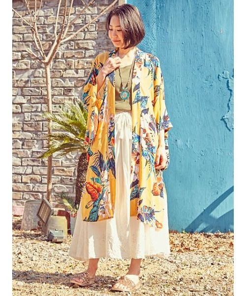 セール チャイハネ ボタニカル柄着物スリーブロングカーディガン Iac 07 チャイハネ Cayhane Magaseek セール チャイハネ ボタニカル柄着物スリーブロングカーディガン Iac 07 チャイハネ Cayhane Magaseek