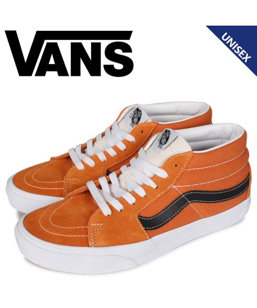 クーポン開催中 Vans ヴァンズ Sk8 Mid スニーカー メンズ レディース バンズ スケートミッド オレンジ Vn0a3wm3wz5 ヴァンズ Vans Magaseek