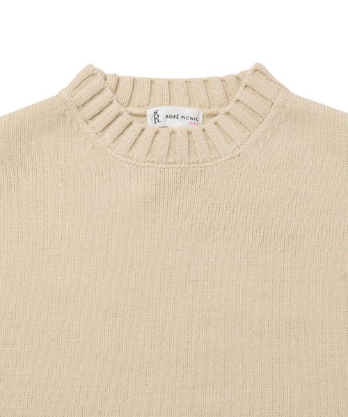 セール Rope Picnic Kids 静電気防止 バックスリットハイネックニットワンピース ロぺピクニックキッズ Rope Picnic Kids Magaseek