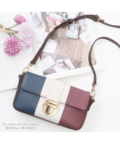ミニバッグ レディース ショルダーバッグ ハンドバッグ ウエストバッグ 3way 小さめ 軽量 ブランド 新品 代 30代 40代 斜め掛け ストライプ C クレリア Clelia Magaseek
