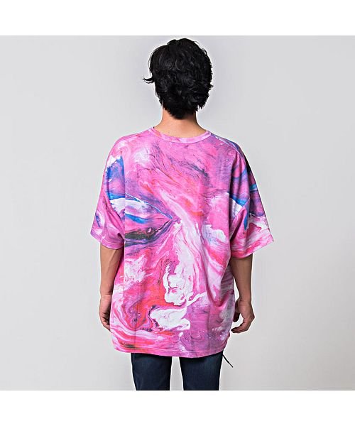 CavariA(キャバリア)/CavariA【キャバリア】デザインが選べる総柄プリント半袖ビッグTシャツ/img11