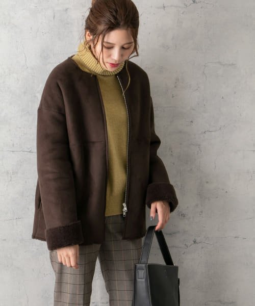 セール Rosso フェイクムートンノーカラーショートコート アーバンリサーチ アウトレット Urban Research Outlet Magaseek セール Rosso フェイクムートンノーカラーショートコート アーバンリサーチ アウトレット Urban Research Outlet Magaseek