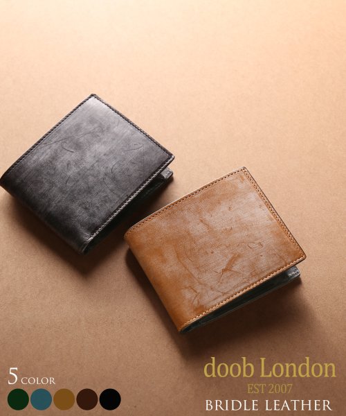 doob London(ドゥーブロンドン)/[doob London]ブライドルレザー本革折財布/img06