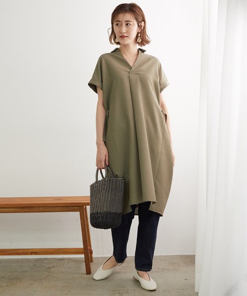 セール 麻調スキッパータックワンピース ロペピクニック Rope Picnic Magaseek セール 麻調スキッパータックワンピース ロペピクニック Rope Picnic Magaseek