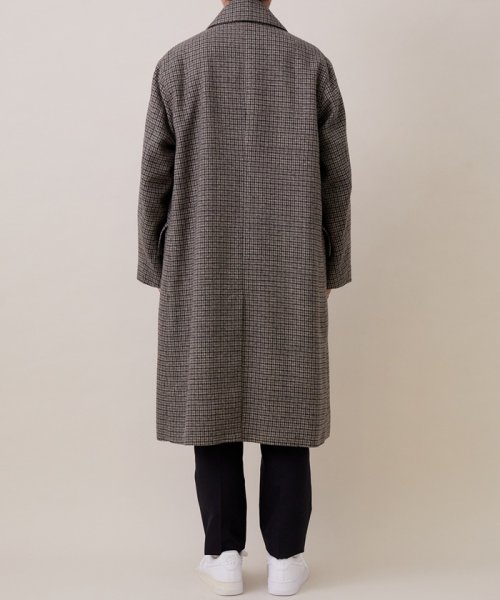 ADAM ET ROPE'(アダム　エ　ロペ)/【HYBRID TWEED】オーバーサイズ ステンカラーコート/img07