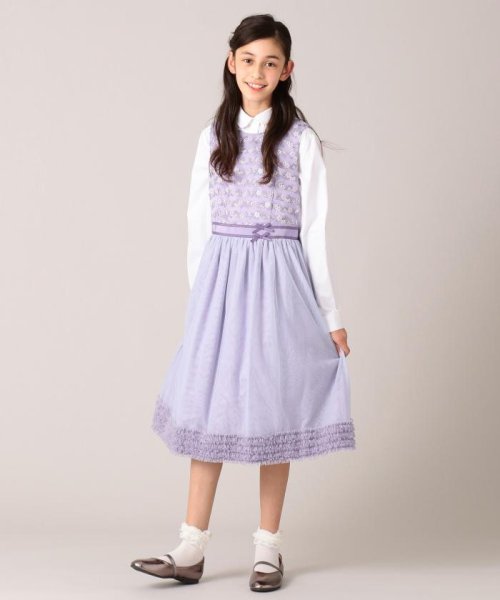 セール 150 160cm ボーダーレースドレス ワンピース 組曲kids Kumikyoku Kids Magaseek セール 150 160cm ボーダーレースドレス ワンピース 組曲kids Kumikyoku Kids Magaseek