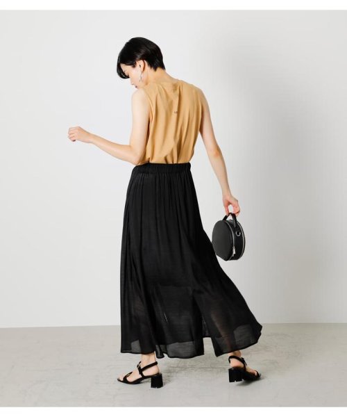 AZUL by moussy(アズールバイマウジー)/SHEER RELAX SKIRT/img01