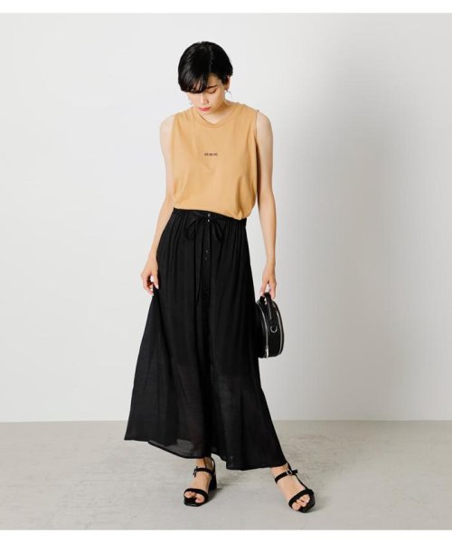 AZUL by moussy(アズールバイマウジー)/SHEER RELAX SKIRT/img02