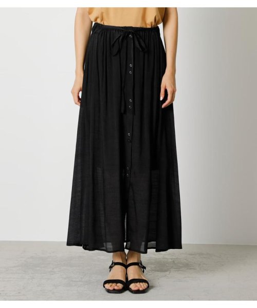 AZUL by moussy(アズールバイマウジー)/SHEER RELAX SKIRT/img03