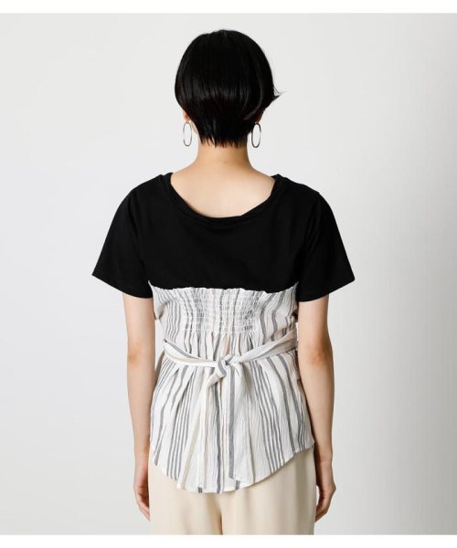 AZUL by moussy(アズールバイマウジー)/BUTTON COMBINATION TOP/img05