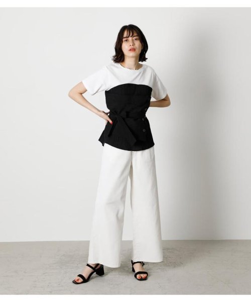 AZUL by moussy(アズールバイマウジー)/BUTTON COMBINATION TOP/img10