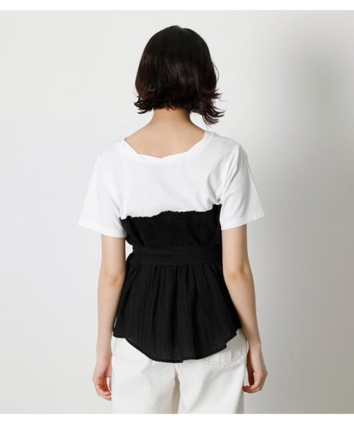 AZUL by moussy(アズールバイマウジー)/BUTTON COMBINATION TOP/img13