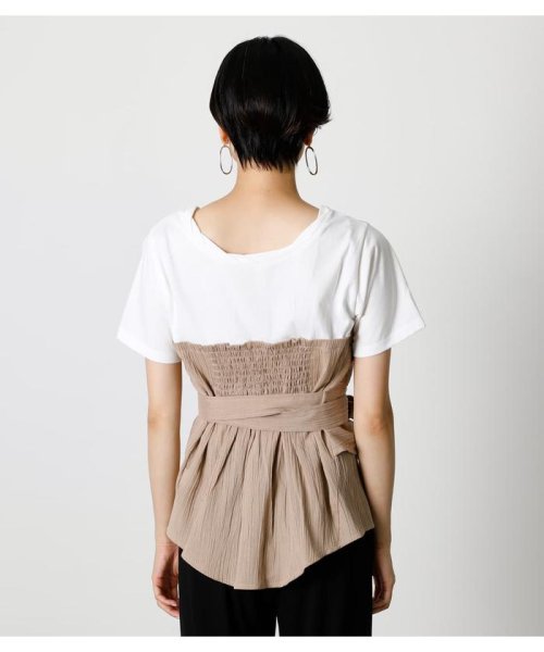 AZUL by moussy(アズールバイマウジー)/BUTTON COMBINATION TOP/img21