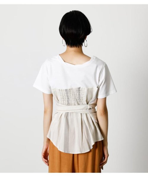 AZUL by moussy(アズールバイマウジー)/BUTTON COMBINATION TOP/img29