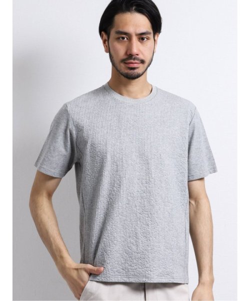 TAKA-Q(タカキュー)/クールマックス/COOLMAX　ニットサッカークルーネック半袖Tシャツ/img07