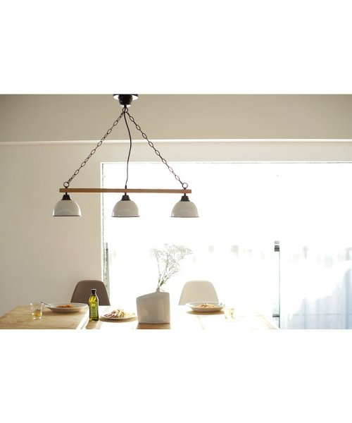 BRID(ブリッド)/GENDER WOOD ROD 3BULB PENDANT LAMP （電球あり）/img03