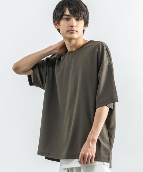 Rocky Monroe(ロッキーモンロー)/半袖Tシャツ タンクトップ メンズ カジュアル アンサンブル ジョーゼット ストレッチ 伸縮性 2着セット 2枚組 2点 綿 コットン シンプル 無地 ストリー/img24