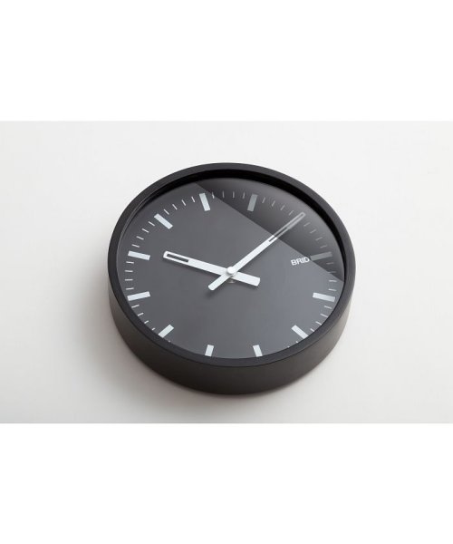 BRID(ブリッド)/BLACK WOOD FRAME CLOCK S Φ20cm/img02