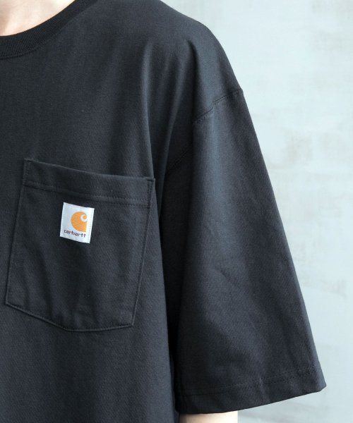 Carhartt(カーハート)/【carhartt(カーハート)】 ビッグシルエット ポケット半袖 Tシャツ/img18