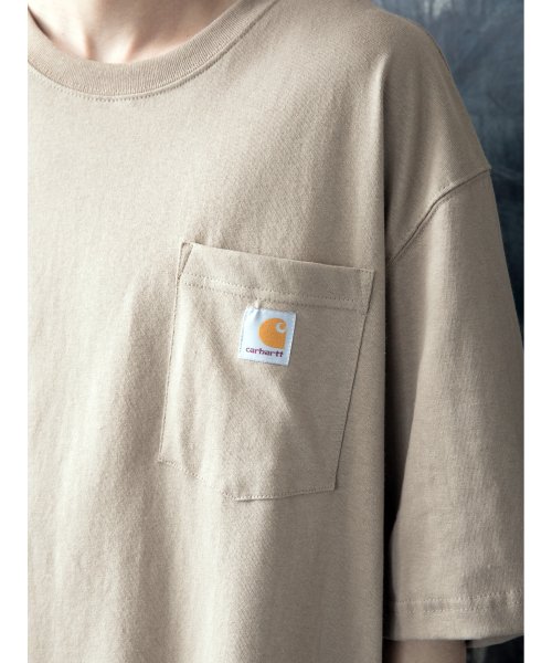 Carhartt(カーハート)/【carhartt(カーハート)】 ビッグシルエット ポケット半袖 Tシャツ/img19