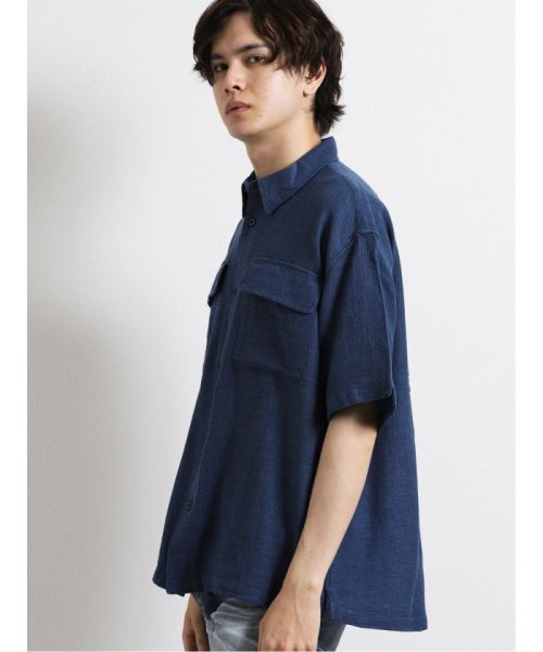 semanticdesign(セマンティックデザイン)/綿麻フラップポケット レギュラーカラー半袖シャツ/img08