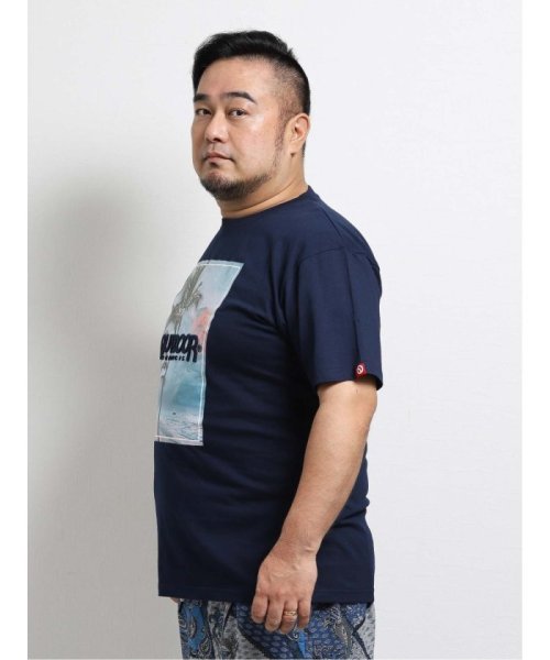 GRAND-BACK(グランバック)/【大きいサイズ】アウトドアプロダクツ/OUTDOOR PRODUCTS 天竺アイランドエンボス クルーネック半袖Tシャツ/img01