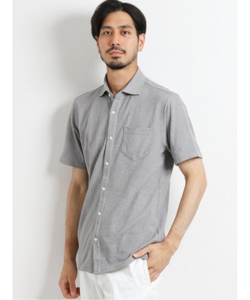 TAKA-Q(タカキュー)/MVSリンクスチェック 半袖カットシャツ/img01