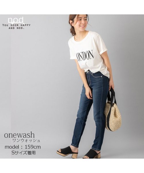 セール 19 Off 暑い夏でもサラサラ 涼感ストレッチ美脚デニムパンツレングス67ｃｍ ダブルハート W Heart Magaseek