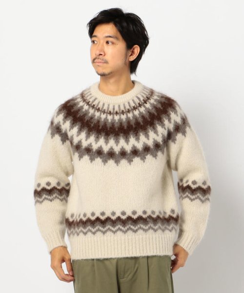 NOLLEY’S goodman(ノーリーズグッドマン)/【BATONER/バトナー】MOHAIR NORDIC CREW NECK モヘアノルディッククルーネック #BN－20FM－052/img12