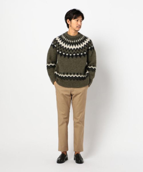 NOLLEY’S goodman(ノーリーズグッドマン)/【BATONER/バトナー】MOHAIR NORDIC CREW NECK モヘアノルディッククルーネック #BN－20FM－052/img13