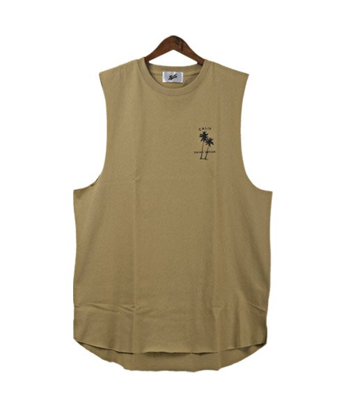 セール ビッグシルエットノースリーブtシャツ Tシャツ メンズ フレンチスリーブ ノースリーブ ビッグシルエット ラグスタイル Luxstyle Magaseek