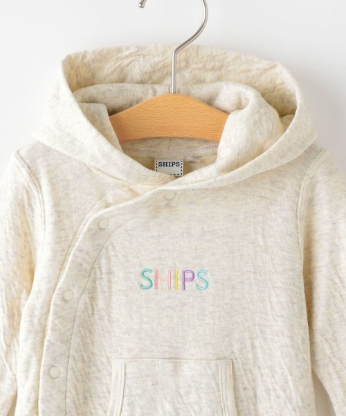 SHIPS KIDS(シップスキッズ)/SHIPS KIDS:接結 ロゴ ロンパース/img02