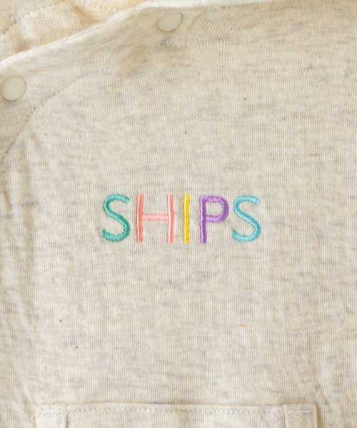 SHIPS KIDS(シップスキッズ)/SHIPS KIDS:接結 ロゴ ロンパース/img07