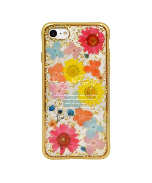 ROYAL PARTY(ロイヤルパーティー)/iphoneケース iPhoneSE第2世代 iPhone8 iPhone7 ロイヤルパーティー ROYALPARTY 押し花ケース YELLOW/img01