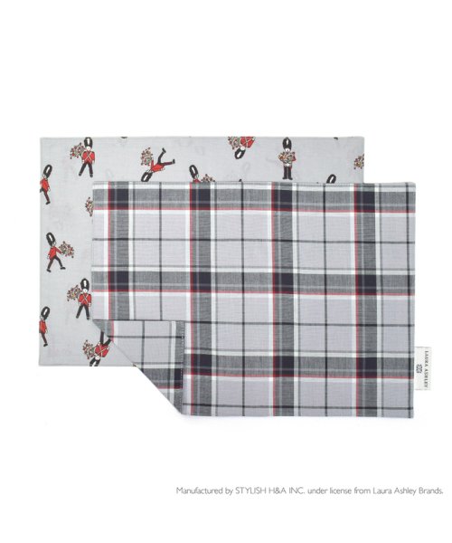  LAURA ASHLEY(ローラアシュレイ)/LAURA ASHLEY ランチョンマット　スタンダード　Highland check&Vintage Soldier/img01