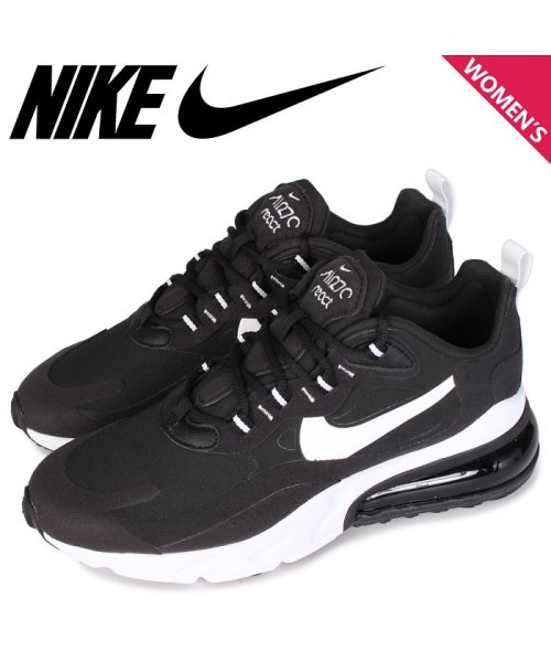Nike Wmns Air Max 270 React Se ナイキ エアマックス270 リアクト スニーカー レディース ブラック 黒 Ci39 002 ナイキ Nike Magaseek
