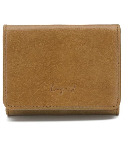 Ungrid(アングリッド)/アングリッド Ungrid 財布 ミニ財布 三つ折り レディース TRI－FOLD MINI WALLET グレー ネイビー カーキ ブラウン キャメル レッド/img16