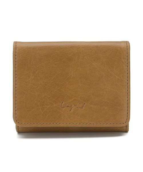 Ungrid(アングリッド)/アングリッド Ungrid 財布 ミニ財布 三つ折り レディース TRI－FOLD MINI WALLET グレー ネイビー カーキ ブラウン キャメル レッド/img17