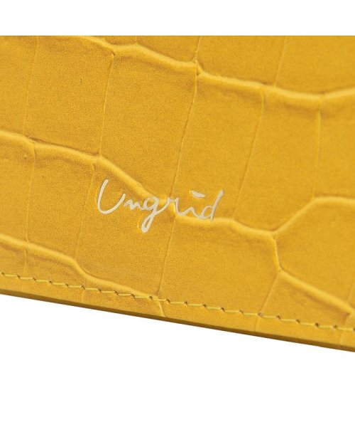 Ungrid(アングリッド)/アングリッド Ungrid 財布 ミニ財布 三つ折り レディース TRI－FOLD MINI WALLET ブラック グレー ベージュ キャメル ライト ブルー/img20