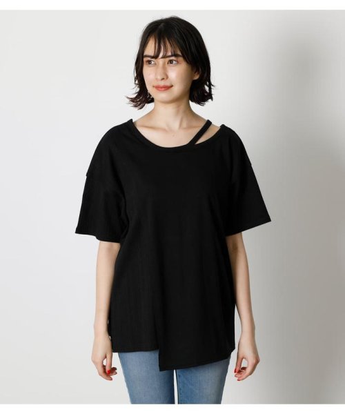 AZUL by moussy(アズールバイマウジー)/2WAY LAYERED LOOSE TOPS/img11