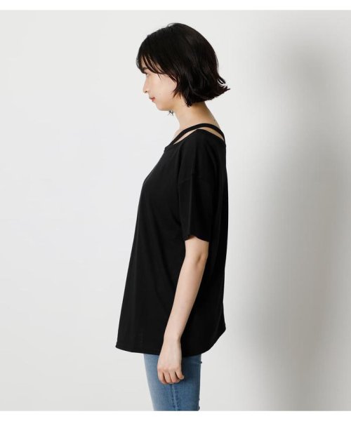 AZUL by moussy(アズールバイマウジー)/2WAY LAYERED LOOSE TOPS/img12