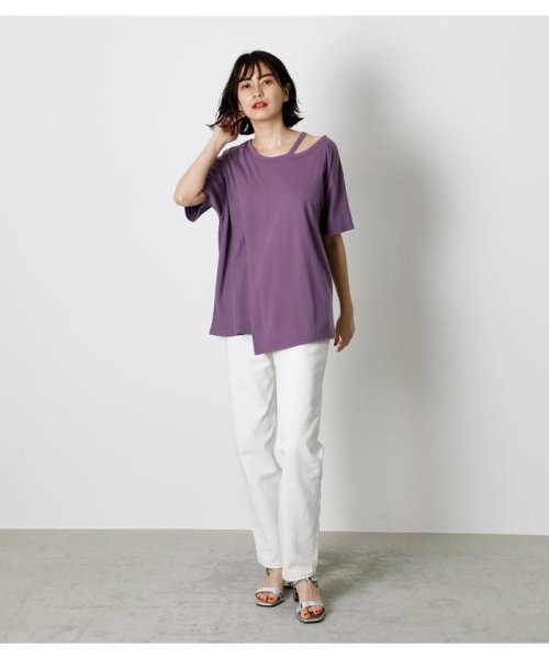 AZUL by moussy(アズールバイマウジー)/2WAY LAYERED LOOSE TOPS/img26