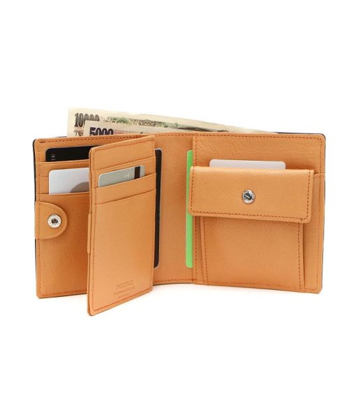 ポーター ダブル ウォレット 129－06012 二つ折り財布 吉田カバン PORTER 財布 DOUBLE WALLET メンズ ポケット ×1