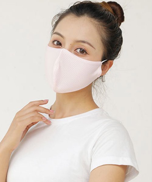 aimoha(aimoha（アイモハ）)/冷感素材の生地を使用した夏の洗える布マスク 4枚セット/img01