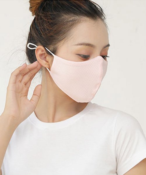 aimoha(aimoha（アイモハ）)/冷感素材の生地を使用した夏の洗える布マスク 4枚セット/img04
